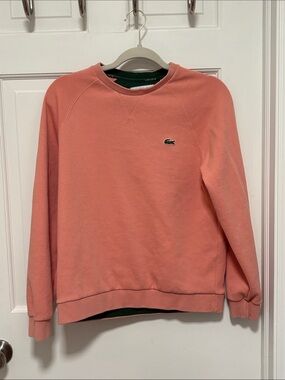 Lacoste Men's Crewneck Sweatshirt in Coral